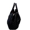 Image 4 : Chanel Black Vinyl CC Ring Hobo Bag