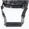 Image 5 : Chanel Black Gray Tweed Leather Camelia Shoulder Bag