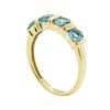 Image 4 : 1.20 ctw Blue Topaz Ring - 14KT Yellow Gold