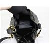 Image 5 : Chanel Black Caviar Leather CC Stitch Logo Drawstring Bucket Bag