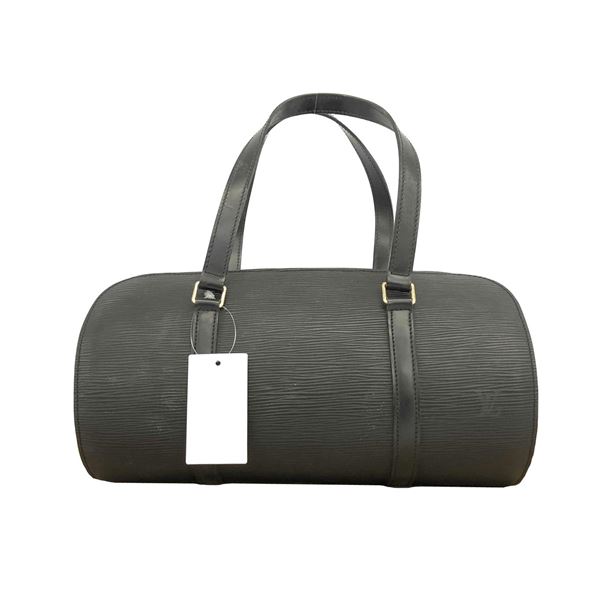 Louis Vuitton Black Epi Leather Soufflot Shoulder Bag