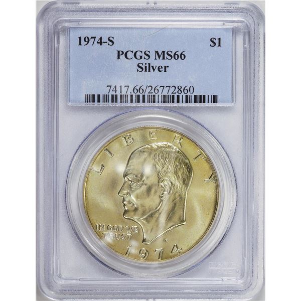 1974-S Eisenhower Dollar Coin PCGS MS66