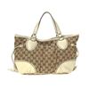 Image 3 : Gucci Beige GG Canvas Leather Tribeca Tassel Shoulder Bag