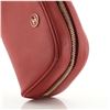 Image 4 : Chanel Vintage CC Button Cosmetic Pouch Leather Mini Red