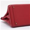 Image 4 : Hermes Rouge Togo Leather Birkin 40cm Handbag GHW