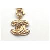 Image 3 : Chanel Gold-tone Metal CC Matelasse Quilt Logo Pendant Chain Necklace