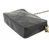 Image 3 : Chanel Vintage Black Quilted Leather Diamond CC Camera Crossbody Bag