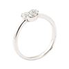 Image 4 : 0.41 ctw Diamond Heart Shaped Ring - 14KT White Gold