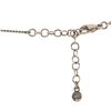 Image 3 : Chanel Silver Crystal Embellished Metal CC Cluster Pendant Necklace