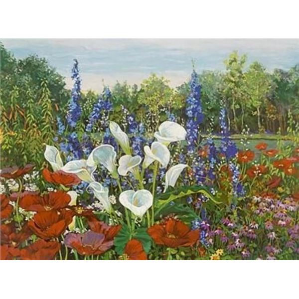 Riverwood Gardens by John Powell on paper