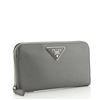Image 1 : Prada Zip Around Wallet Saffiano Leather Long