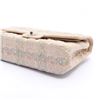 Image 3 : Chanel Beige Multicolor Quilted Boucle Tweed Double Flap Shoulder Bag