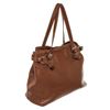 Image 2 : Prada Brown Vitello Daino Leather Shoulder Bag