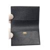 Image 5 : Hermes Black Leather Provence Two Fold Card Case