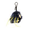 Image 2 : Fendi Blue Fur Leather Monster Bug Bag Charm