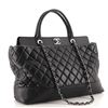 Image 2 : Chanel Be CC Tote Quilted Aged Calfskin Large