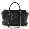 Image 3 : Chanel Be CC Tote Quilted Aged Calfskin Large