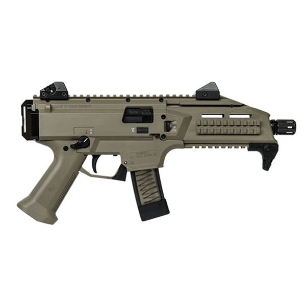 CZ SCORPION EVO 3 S1 9MM FDE 7.72" 20RD 1/2X28
