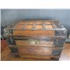 Image 3 : WM Lorenz Slat Top Trunk With Tray- 27"H X 39"W X 22"D- Very Good Condition