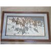 Image 1 : Signed Frank McCarthy Native Print- "Breaking The Moonlight Silence"- 1992- Certificate Of Authentic