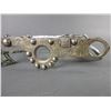 Image 2 : Marked Garcia Stainless Silver Overlaid Bit- Santa Barbara Cheek- Spoon Mouth- Slobber Bar- Rein Cha