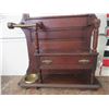 Image 2 : Hall Tree With Drawer- 82"H X 35"W X 11"D- Fair Condition