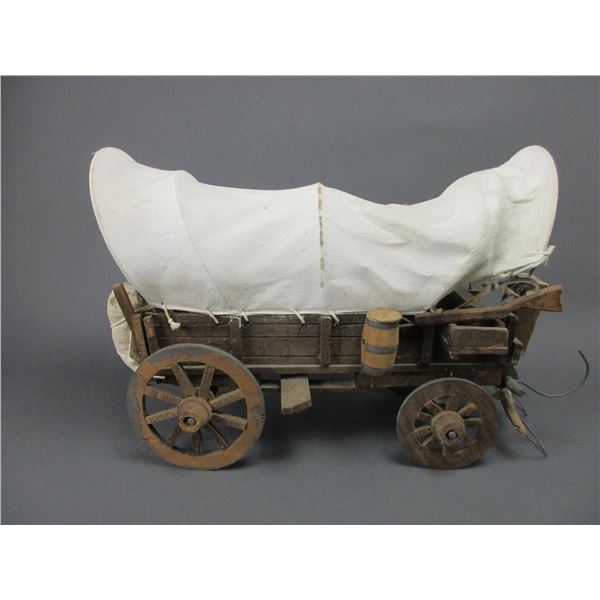 Miniature Covered Wagon Display- 12 H X 16 L X 6 W