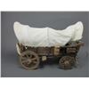 Image 1 : Miniature Covered Wagon Display- 12"H X 16"L X 6"W