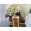 Image 3 : Miniature Covered Wagon Display- 12"H X 16"L X 6"W