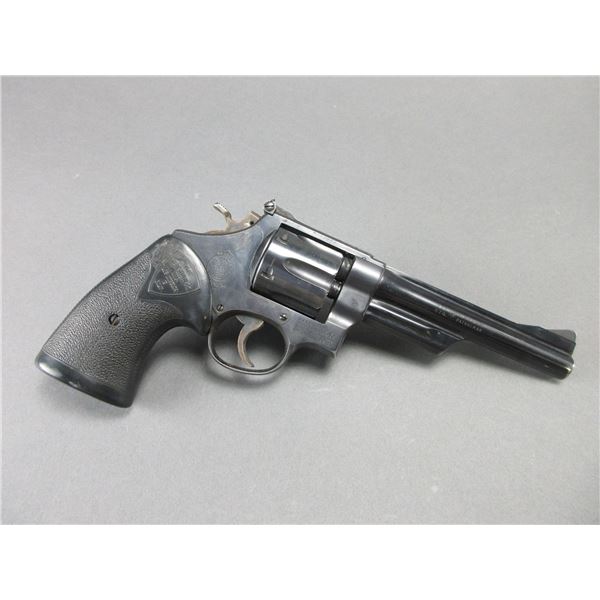 Smith And Wesson Model 28-2 Highway Patrol Revolver- .357 Mag- 6" Barrel- Mershon Grips- Good Condit