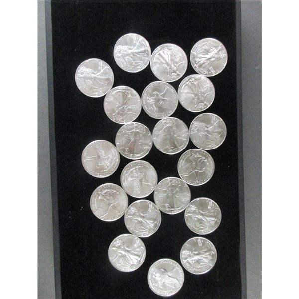 20 Uncirculated 2022 Silver Eagles- US MINT