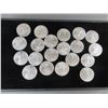 Image 1 : 20 Uncirculated 2022 Silver Eagles- US MINT