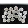 Image 1 : 20 Uncirculated 2022 Silver Eagles- US MINT