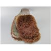 Image 1 : Tooled Bearhide Covered Saddle Bags- 7.5" X 7.5"- Good Condition
