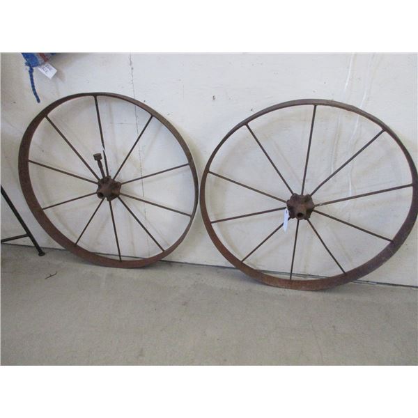 2 Iron Wheels- 35"