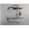 Image 3 : Unmarked Silver Overlaid Loose Jaw Bit- Carmel Cheek- Spoon Mouth- Slobber Bar- Ball Rein Chains- Fa