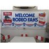 Image 1 : Winston Welcome Rodeo Fans Banner- 118" X 41"