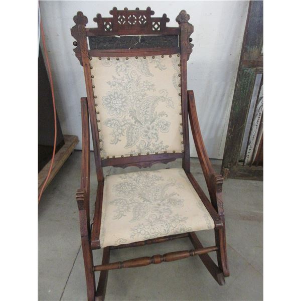 Upholstered Fold Up Rocker- 40"H X 20.5"W