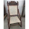 Image 1 : Upholstered Fold Up Rocker- 40"H X 20.5"W