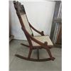 Image 3 : Upholstered Fold Up Rocker- 40"H X 20.5"W