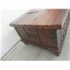 Image 3 : Old Rustic Wedding Trunk With Decorative Iron Works- Very Good Condition- 18"H X 46"W X 25"D
