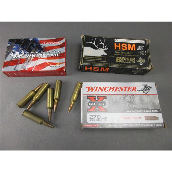 Approximately 66 Rounds Of .270 Ammo