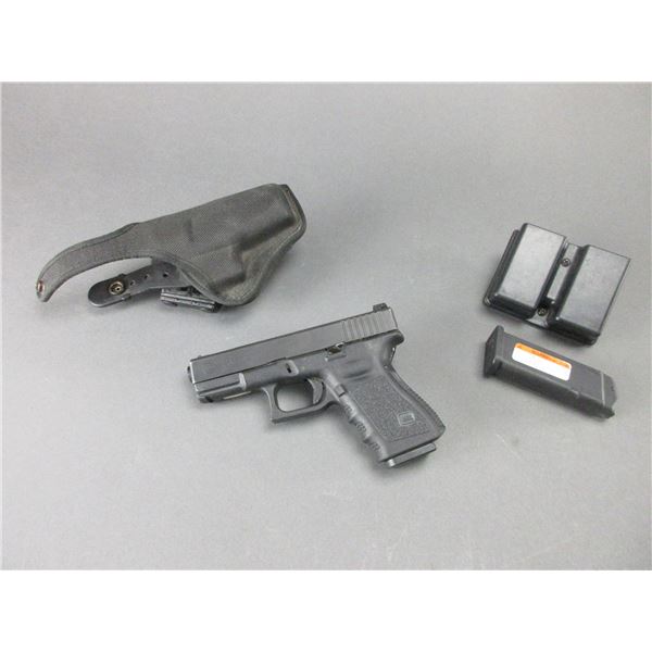 Glock Model 23C Semi-Automatic Pistol- .40- 4" Barrel- 2 Mags- Holster- Mag Holster- Good Condition-