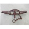 Image 1 : Duke #16 Bear Trap With Teeth- Swiveled Chain- Great Condition