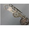 Image 2 : Marked B-C Silver Inlaid Bit- Santa Barbara Elko Star Cheek- Halfbreed Style Mouth- Slobber Bar- Fai
