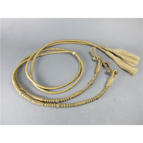 Rawhide Romal Reins With Tassels- 7.5'