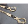 Image 2 : Rawhide And Leather Romal Reins With Popper- 7.5'