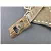 Image 2 : Unmarked Shotgun Chaps- Buckstitched- Antler Buckle- 37"L- Fair Condition
