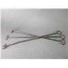 Image 1 : 3 Small Branding Irons- 28"