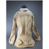Image 2 : Beaded And Fringed Native Leather Shirt With Pockets- 29"L- Good Condition